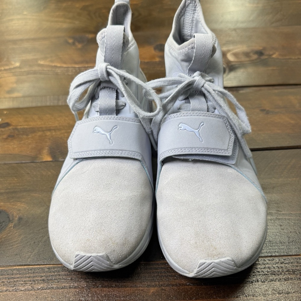 Puma Phenom Suede Women's 7.5 Mid Athletic Sneakers Icelandic Blue - Picture 3 of 14